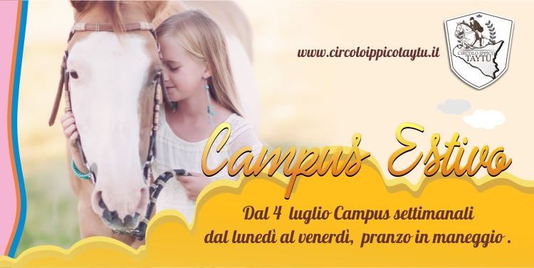 Partono i campus estivi in maneggio